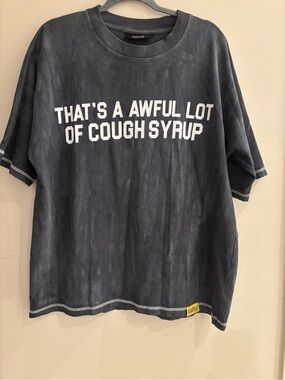 Trapstar Graphic Tee - 'That's A Awful Lot Of Cough Syrup'